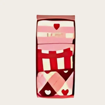 Coffret de chaussettes Love, 3 paires