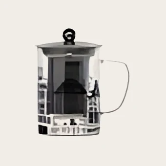 Tea for one en verre Wim