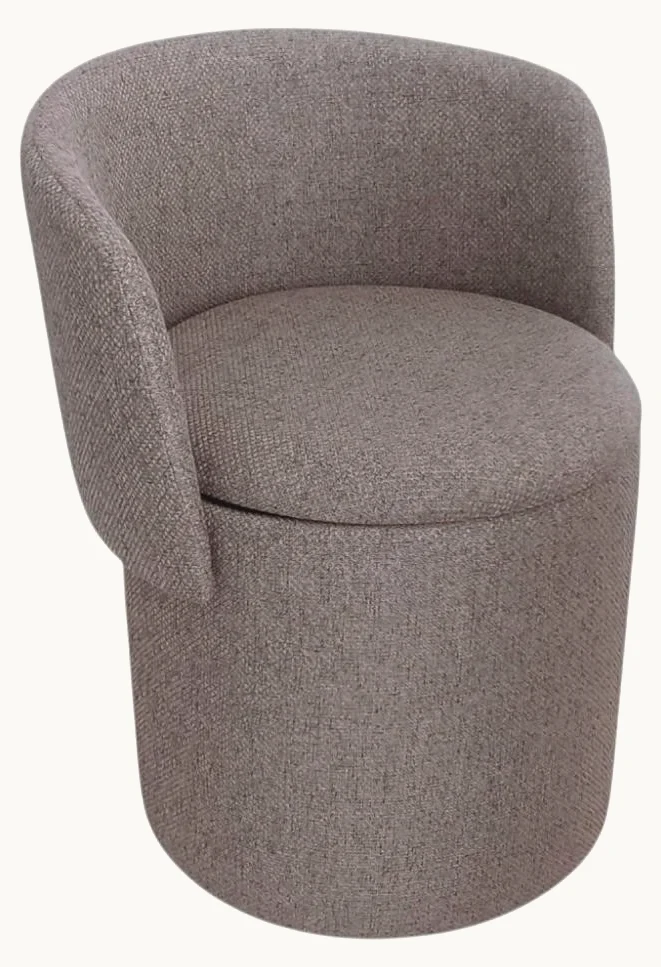 Pouf fauteuil Éclipse, café